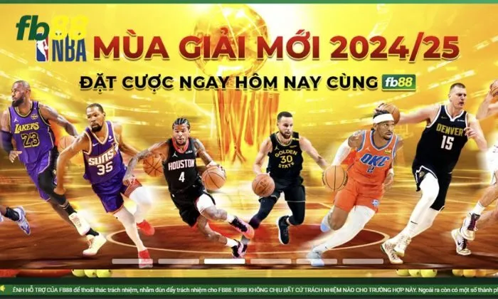 Cá cược thể thao FB88 Đa dạng các môn thể thao cá cược thể thao tại nhà cái FB88