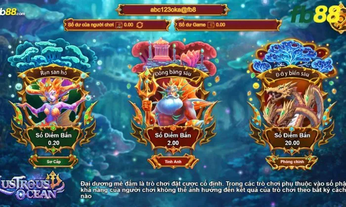 Lustrous Ocean FB88 Luật chơi Lustrous Ocean FB88